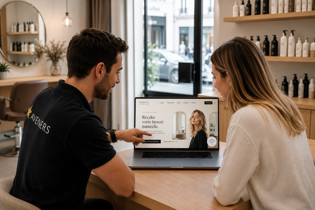 Conseiller Aveners avec un client local